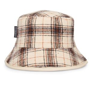 Steve madden reversible bucket hat cream